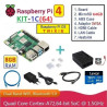 KIT-1C(64)  Raspberry Pi 4 (8GB RAM) - Complete SET (MicroSD 64GB)